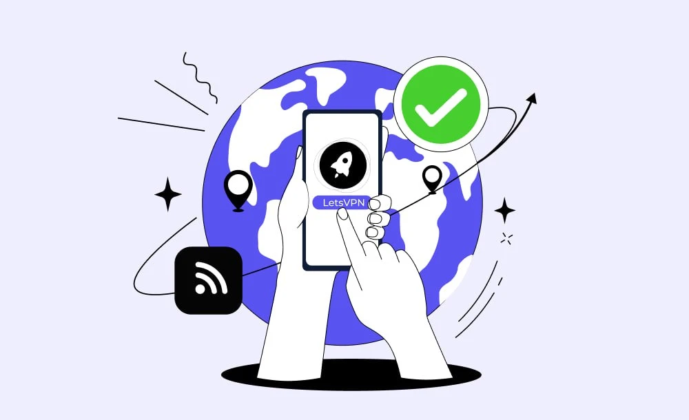 快连全球智能路由技术架构示意图